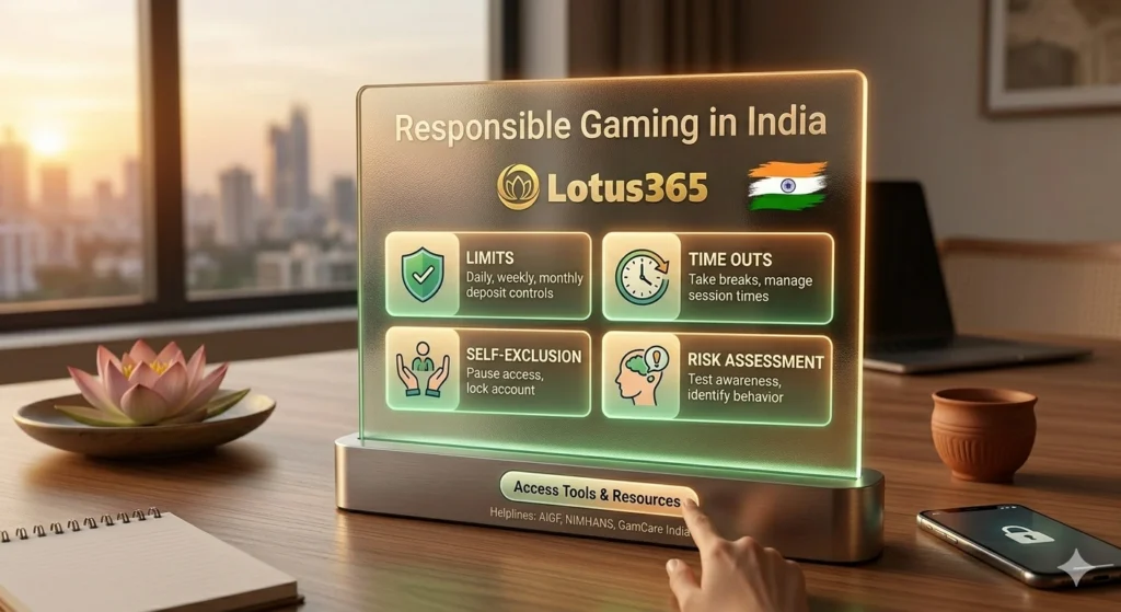 Resposible gaming at Lotus365