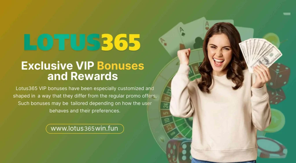 Lotus365 VIP bonuses