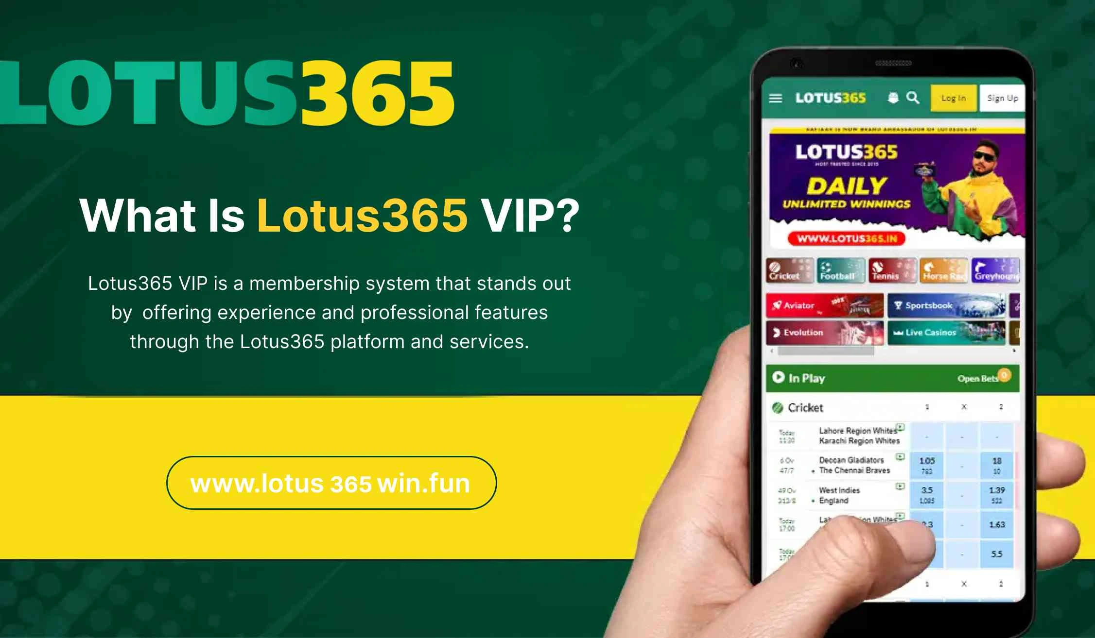 What is Lotus365 Vip